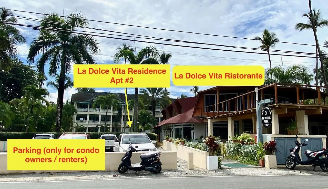 La Dolce Vita Beachfront Apt 2 Las Terrenas 0*,